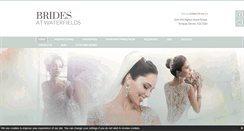 Desktop Screenshot of bridesatwaterfields.co.uk